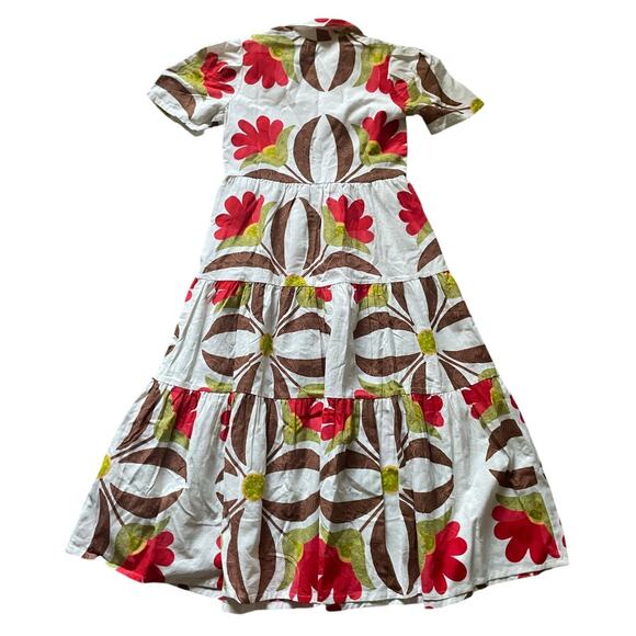 WKND Frock Floral Sorrento Maxi Button up Dress Size Small Classic Maxi Elegant - Picture 2 of 7